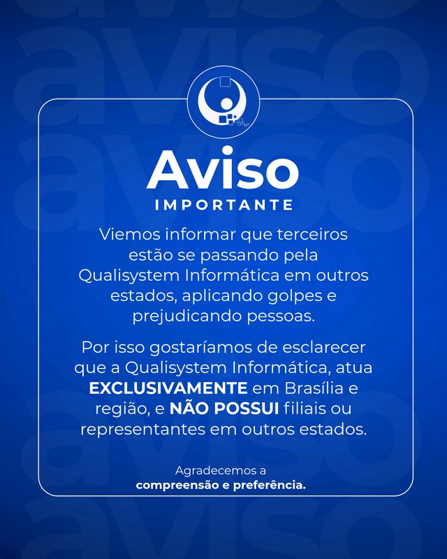Pop-Up Qualisystem Informática